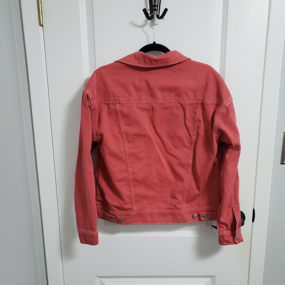 FREE PEOPLE Salmon Trucker Jacket - Picture 4 of 7